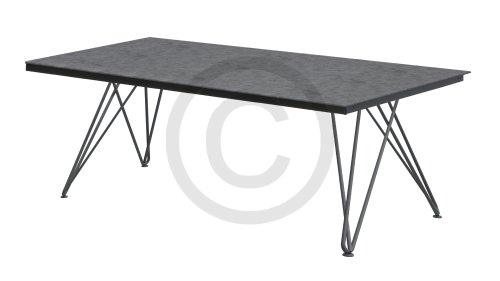 4seasons outdoor tampa tisch hpl dark grey table