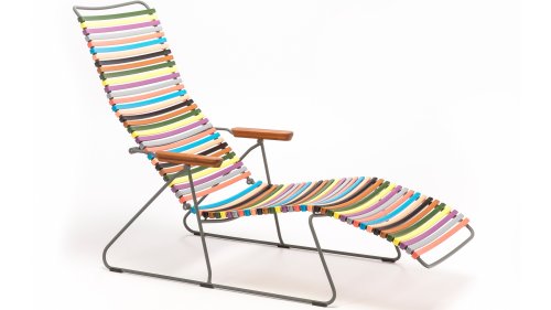 houe click sunlounger multi color 1