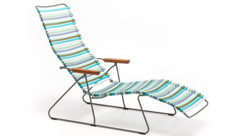houe click sunlounger multi color 2